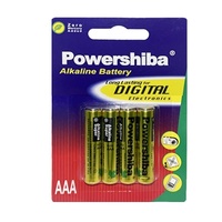 Ukuran AAA R03 baterai sel kering Alkaline 1.5V seng karbon untuk mainan kendali jarak jauh peralatan rumah tangga nomor Model LR03