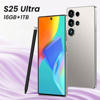 Smartphone S25 ULTRA 5G Desbloqueado, Versión Global, Pantalla HD, Batería de 8000mAh, CPU Deca Core, Cámara Trasera de 108MP, MTK LTE, 16GB 1TB