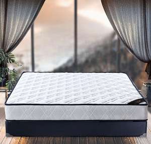 Colchón de Espuma Viscoelástica para Dormitorio u Hotel, Hipoalergénico, con Resortes Encapsulados, Colchón de Látex Enrollable para un Sueño Reparador - Product Image 1