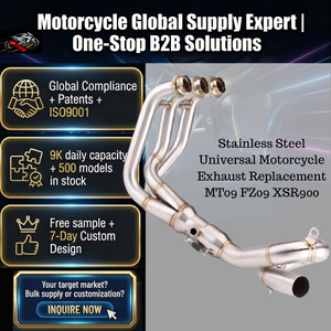Nouvel échappement universel en acier inoxydable pour moto, remplacement <span class=keywords><strong>MT09</strong></span> FZ09 XSR900 MT-09 <span class=keywords><strong>Tracer</strong></span> Yamaha FZ-09 2014-2018 - Product Image 1