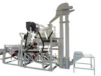 Machine automatique de décorticage et de pelage d'avoine avec moteur, taux de décorticage élevé 98-99%, capacité 200 kg/h, TFYM-1000