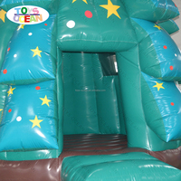 Nouveau design Maison de rebond gonflable sur le thème de Noël Videur d'arbre de Noël adapté aux activités de fête pour enfants