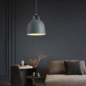 <span class=keywords><strong>Lustre</strong></span> en forme de cloche, design AB, abat-jour <span class=keywords><strong>noir</strong></span>, art, restaurant, bar, salle à manger, chambre à coucher, salon - Product Image 6
