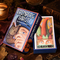 Deluxe Özel Tasarım Tarot Destesi 310gsm Alman Siyah Özlü Şifa Kartları Yumuşak Dokunuşlu Kadife Kaplama ve Yaldızlı Kenarlar İhracat Standardı