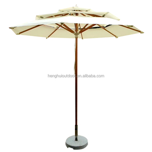 Parasols de parasol en aluminium de qualité commerciale pour café restaurant imprimé de logo coloré personnalisé - Product Image 6
