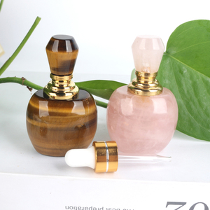 Bouteille d'huile en quartz naturel de haute qualité, flacon de parfum en cristal, pendentifs pour cadeau - Product Image 6
