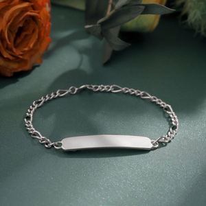 Dylam Minimalist Design Kid Children Child Jewelry Daily Wear Accessories 925 Sterling Silver Link Chain Hand <b>Bangles</b> <b>Bracelets</b> - Product Image 5