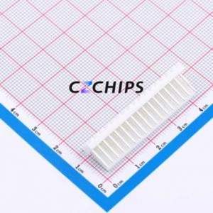 HC-2510-17AW-05 Wire-to-Board Pin Header Bent Lead Through Hole,P=2.54mm Connector 1x17P 2.54mm Right Angle Insert 17P - Product Image 1