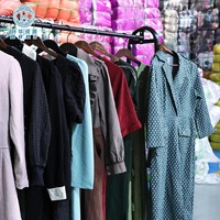 Robes de printemps d'occasion pour femmes HHRT en polyester/coton, tailles mixtes en balles, vente en gros, directement de l'usine, commande minimum 100 kg