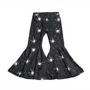 Combinaison à franges pour bébé fille, imprimé Halloween, en tissu doux, épaules dénudées, une pièce - Product Image 6