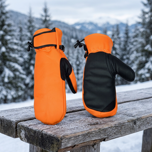 Profesional personalizado deporte Snowboard en moto de nieve a prueba de agua guantes de esquí de invierno de esquí guantes y mitones aislado - Product Image 2