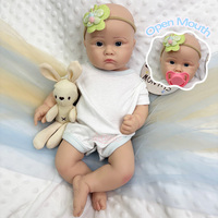 Poupée Bébé Reborn Fille en Silicone Ultra Doux et Réaliste de 45 CM, Articulations Souples Peintes, Aspect Réaliste, Collections Artistiques Passionnantes