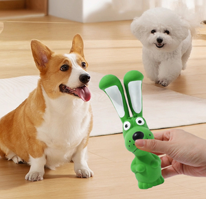 Juguete Interactivo para Mascotas con Forma de Conejo, Juguete de Peluche Suave para Masticar para Perros y Gatos - Product Image 6