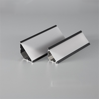 Profil d'angle en alliage d'aluminium pour bande LED 90 LED avec couvercle en PC laiteux 60x60mm, surface anodisée, installation facile, garantie 5 ans