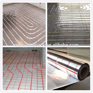 Film d'aluminium pour chauffage par le <span class=keywords><strong>sol</strong></span>, trois couches BOPP-AL-BOPP (50 m²/rouleau), 0,06 mm, marquages - Product Image 6