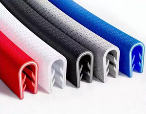 Tùy Chỉnh PVC Ép Đùn Hồ Sơ Cao Su Niêm Phong Dải Công Nghiệp Cắt <span class=keywords><strong>U</strong></span> Hình Dạng Cạnh Trim Xe Cửa Cạnh Bảo Vệ Bảo Vệ - Product Image 4