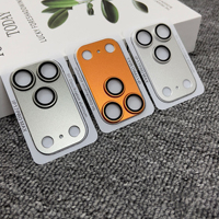 Protection d'objectif d'appareil photo en verre trempé à couverture intégrale en métal pour iPhone 17 Pro Max, coque de protection en alliage d'aluminium pour iPhone 17 16
