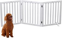 Porte moderne en bois avec motif solide Fermeture à bouton d'escalier pliable pour animaux de compagnie Style élégant