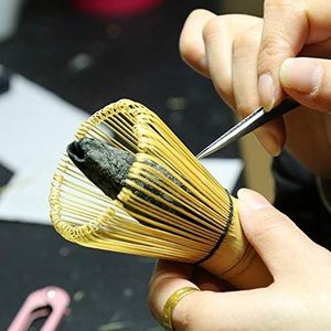 ไม้ตีชาเขียวมัทฉะจากไม้ไผ่ธรรมชาติ เกรดอาหาร ชานเซ็น พร้อมขนแปรงยืดหยุ่น ป้องกันการจับตัวเป็นก้อน สำหรับใช้ในชีวิตประจำวัน - Product Image 3