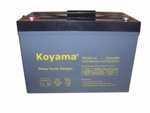 Baterai UPS asam timbal AGM 100AH, baterai untuk mobil listrik, Kereta Golf, skuter 8V 12V memenuhi kemampuan bersepeda Tinggi tugas berat 200AH - Product Image 2