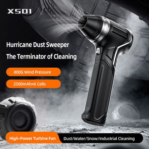 Souffleur d'air portable JUFINX, super puissant jusqu'à 90 000 tr/min, fonctionnant pendant 100 minutes, pour le nettoyage des voitures. - Product Image 3