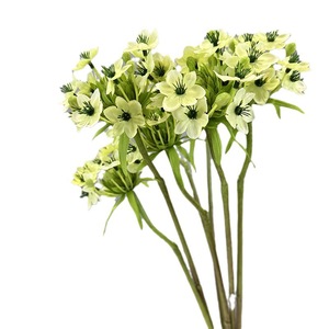 Fleurs artificielles Haiyi Étoile de Bethléem, violettes, blanches, roses, en plastique, pour décoration intérieure, accessoires de mariage, bouquet imprimé en 3D - Product Image 5