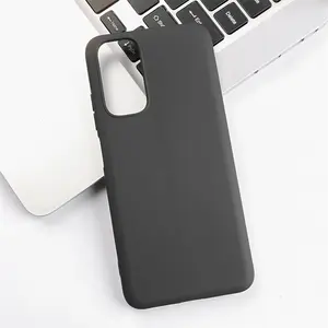 for Xiaomi Redmi Note 11/Note 11S Matte Soft Black Silicone Gel Rubber Cover TPU Mobile Phone Case