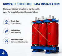 Transformador de Resina Fundida Tipo Seco Serie SC(B)10, 30-2500KVA, 10-20kV, Transformador de Potencia Industrial de Alta Eficiencia