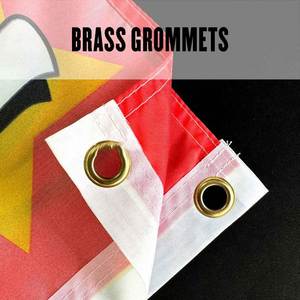 Dernière Nouveauté : Drapeau Personnalisé de Designer Haut de Gamme 3x5 pieds, Double Face, en Polyester, Impression Numérique, 2 Œillets, avec Logo - Product Image 4