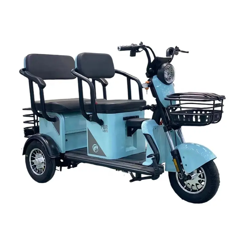 Triciclo elétrico de design avançado para scooter europeia/elétrica para handicapped/triciclo elétrico para passageiros