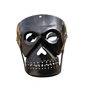 Máscara Facial de Metal Hecha a Mano, Estilo Gladiador, Casco Romano Medieval, Accesorio de Disfraz para Cosplay, Decoración para Fiestas de Halloween - Product Image 1