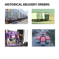 ADRO Dongfeng/Jiefang Fourgon à ouverture latérale pour conteneurs, carrosserie de chargement, système hydraulique, opération de chargement/déchargement efficace, large