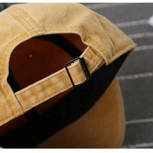 Denim lavé coton couleurs travail en plein air solide Teddy velours épaissir chaud Hip Hop casquettes de Baseball chapeaux pour hommes - Product Image 2