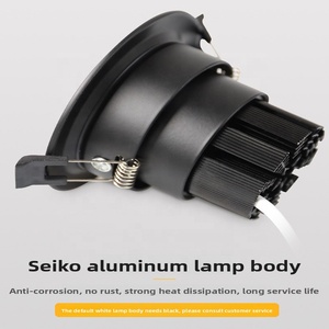 Zoom Spotlight LED Ceiling Light COB Downlight Adjustable Focus IP65 Corridor Bull's Eye for <strong>Background</strong> Wall Recessed LED - Product Image 4