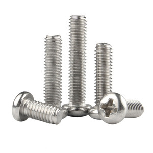 Tornillos de Cabeza Plana M1.2-M8, Grado A2-70, Rosca Estándar Métrica, Acero Inoxidable 304, 100 Piezas/Bolsa - Product Image 1