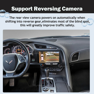 Autoradio Android 13 128 Go pour Chevrolet Corvette C7 2013-2019, navigation GPS, lecteur multimédia TS10, prise en charge 4G, Carplay intégré - Product Image 6