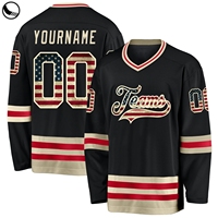 BETHERIVAL personnalisé joueur de Hockey broderie impression uniforme 100% Polyester attirail sergé patchs Logo maillot de Hockey sur glace