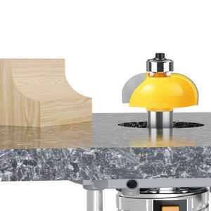 2 adet 8mm Shank çekirdek kutusu yönlendirici <span class=keywords><strong>Bit</strong></span> rulman pah ile R köşe bıçak ağaç İşleme için - Product Image 1