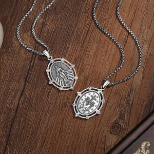 Collier pendentif <span class=keywords><strong>Vierge</strong></span> Marie en cuivre plaqué or 24 carats, vente en gros, bijoux religieux catholiques avec zircone cubique, directement <span class=keywords><strong>de</strong></span> l'usine - Product Image 5