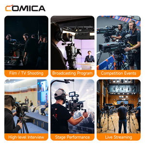 Sistema de Auriculares Inalámbricos COMICA Seekcom S1 para 5 Usuarios con Comunicación Full-Duplex, Cancelación de Ruido AI/ENC y Función de Silencio PPT - Product Image 6