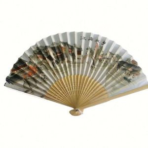 Abanico Plegable de Bambú Personalizado de 33 cm (13 Pulgadas) con Efecto UV, Abanico para Festivales y Fiestas, Abanico con Diseño Gráfico Grande - Product Image 2