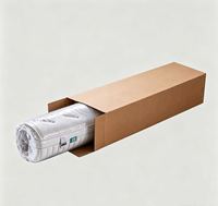 Matelas de luxe compressé à ressorts pour hôtel, avec soutien corporel zoné, respirant et confortable, livré en boîte pour la vente mondiale