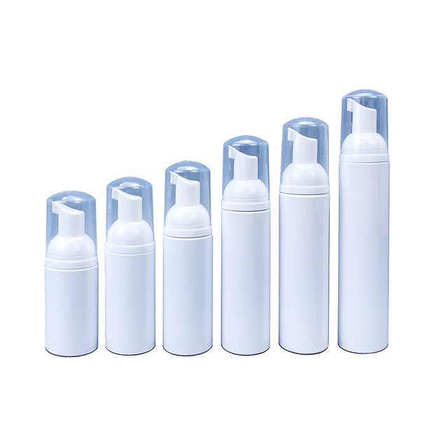 Luxus-Plastiks chaum flasche 30ml 50ml 60ml 70ml 80ml 100ml PET Kosmetischer Flüssig seifensp ender mit Schaumlotion-Plastik flasche