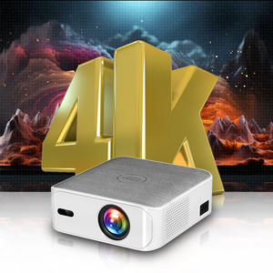 Giá rẻ 4k Máy chiếu <span class=keywords><strong>Mini</strong></span> 4K 600 ANSI Wifi Máy chiếu xách tay 300 ''1080p Rạp hát tại nhà 4K video projecteur 4k projetor proyector - Product Image 1