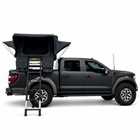 Tente de toit rigide en aluminium à double pliage pour camion 4x4 tout-terrain, SUV, camping
