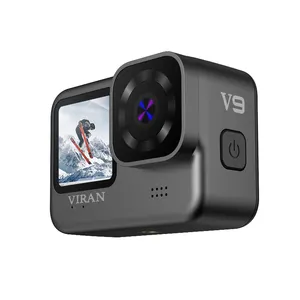 4k 30fpsミニアクションカメラVlogビデオ360防水屋外GoProカメラナイトビュー防水防振アクションカメラ