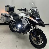 Motocyclette d'aventure sport-touring à essence Benelli TRK502 Jinpeng 500cc d'occasion, fabriquée en Chine, plus de 80 km/h