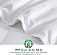 Couette WARMTEX en coton biologique matelassée avec rembourrage en polyester, moderne, mi-chaude, toutes saisons, pour la maison