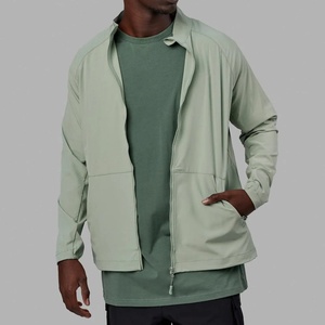Veste pour homme de haute qualité, fabrication OEM, logo et tissu personnalisés, fermeture éclair, vêtements de rue pour homme - Product Image 1