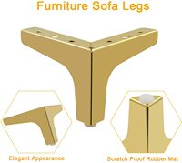 Sondoly Möbel Beine, moderne Stil Möbel Sofa Beine Dreieck Füße für Tischs chrank Schrank Sofa Couch Stuhl